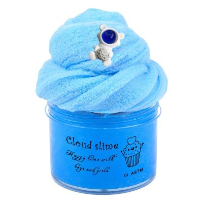 Blue Cloud Slime, Soft and Non-Sticky Funny Slime, Stress Relief Scented Slime Toy for Kids Education, Party Favor and Birthday Gift(7oz 200ML)