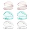 TOKIDNY 6pcs Portable Pacifier Storage Box Set Triangle Soother Holder Organizer for Babies Dustproof Plastic Pacifier Case for Travel and Nursery Use view 1