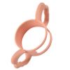Gogogmee Silicone Milk Bottle Handle for Newborns and Infants Wide Mouth Feeding Bottle Accessory Pink Comfortable Grip Handle Lightweight Feeding Aid view 1