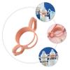 Gogogmee Silicone Milk Bottle Handle for Newborns and Infants Wide Mouth Feeding Bottle Accessory Pink Comfortable Grip Handle Lightweight Feeding Aid view 3