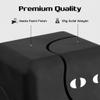 Black Cat Ultra Mini EDC Fidget Spinner, Metal Fidget Toys Adult Desk Toy ADHD Anxiety Relief Stress Reducer, Compact Decompression Cube Gadget (Black) view 4