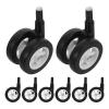 ERINGOGO 8pcs Baby Walker Accessories - 2" Replacement Wheels for Baby Walker & Strollers - Wear-Resistant Plastic Casters, Easy Installation, 0.4" Shaft Rod view 1