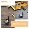 ERINGOGO 8pcs Baby Walker Accessories - 2" Replacement Wheels for Baby Walker & Strollers - Wear-Resistant Plastic Casters, Easy Installation, 0.4" Shaft Rod view 3