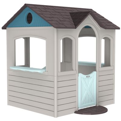 Lifetime Indoor Outdoor Kids Playhouse, Two Store Windows & FarmStyle Half Doors, Spacious Interior, Easy Snap Together No Tools Assembly, Durable LowMaintenance Construction for Ages 38