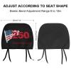 250th Years Anniversary U.S. Car Headrest Covers Universal Fit Seat Head Rest Protector Auto Interior Accessories view 2