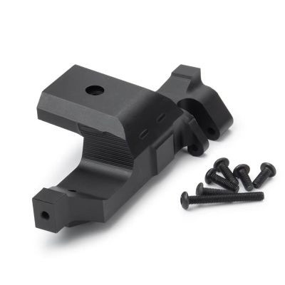 RC Parts for Traxxas for TRX-4 for TRX-6 1/10 Metal Motor Heat Sink Base Holder RC Crawler Car Upgrade Repairs Replacements Parts(Black)
