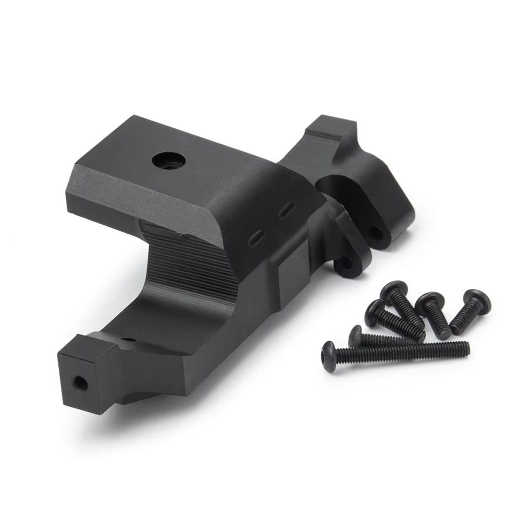 RC Parts for Traxxas for TRX-4 for TRX-6 1/10 Metal Motor Heat Sink Base Holder RC Crawler Car Upgrade Repairs Replacements Parts(Black)