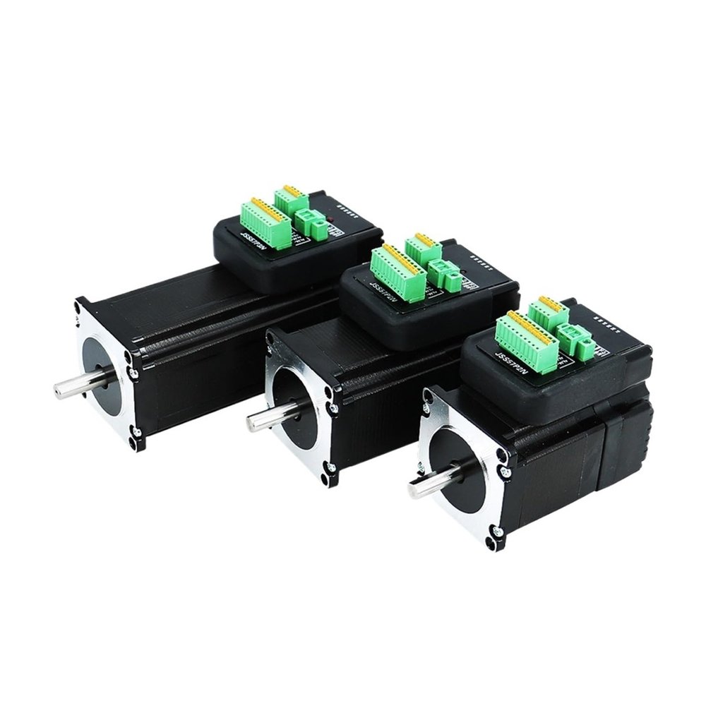 1pcs Servo RS232 Communication JSS57P 1.5NM 2.0NM 3NM Integrated Motor Single Shaft 8mm Integration Closed Loop Stepper Motor(57HSE76)