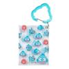 Sanrio 753602 Clear Pouch with Carabiner (Hangyodon Bad Batsuru, Funny Face Design), for Ages 3 and Up view 1