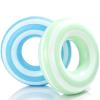 2 Pack Pool Floats for Adults Pool Swim Tubes Rings(35 inch) -Big Inflatable Pool Floaties Beach Swimming Rings for Adults Raft Floaties Summer Water Fun (Blue-Green) view 4