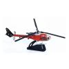 OQMAZO 1/100 for SA341 Gazelle Helicopter Alloy Aircraft Model Red Rare Airplane Party Display Scale Metal Airplane view 1