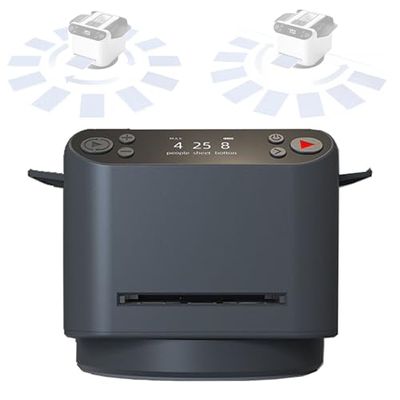 2-in-1 Automatic Card Shuffler & Dealer Machine - Electric for 1-2 Decks, Supports Up to 12 Players, 360/180 Dealing, Perfect for Poker, Phase 10 & Skip-Bo Games