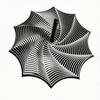 3D Printed Handheld Star Sensory Fidget Toy, Spider Web Fidget, Expanded Sensory Fidget Star, Fractal Fidget Hexagon with Handles, Decompression Toys Stress Relief Whirling Spiral (1 PC B Set, Large) view 1