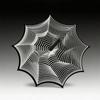 3D Printed Handheld Star Sensory Fidget Toy, Spider Web Fidget, Expanded Sensory Fidget Star, Fractal Fidget Hexagon with Handles, Decompression Toys Stress Relief Whirling Spiral (1 PC B Set, Large) view 3