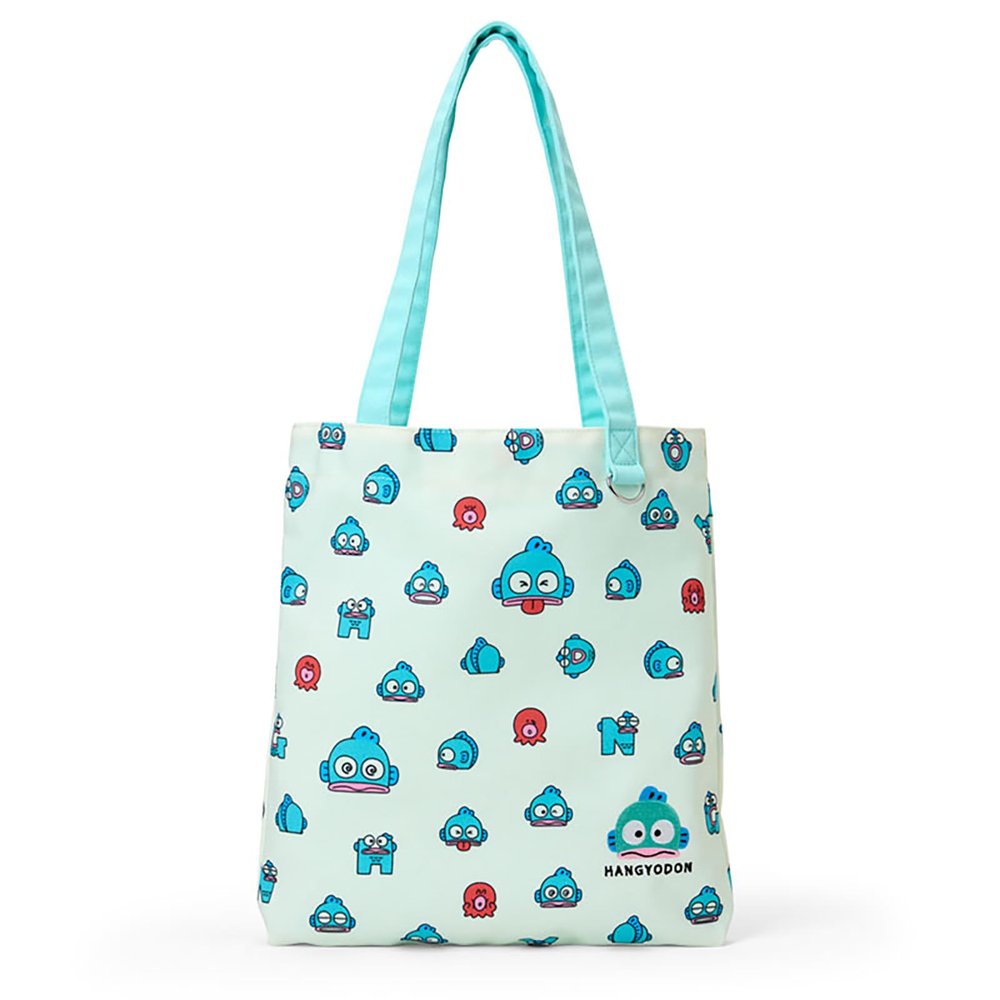 Sanrio 753491 Tote Bag (Hangyodon Bad Batsuru, Funny Face Design), A4 Size, for Ages 3 and Up