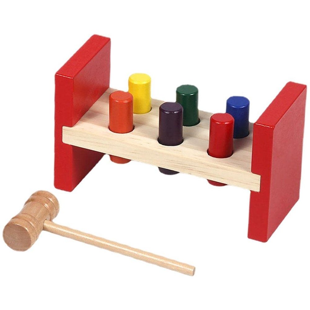 harayaa Hammer Toys Pounding Toy Pounding Bench with Hammer Fine Motor Skills Kids