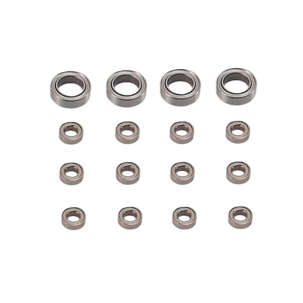 16PCS Steel Bearing 3x6x2mm 6x10x3mm Compatible with RC Car Models C14 C24 B14 B24 B16 B36 MN MN-90 MN99S Aftermarket