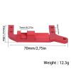 RC Parts For Traxxas For TRX4 1/10 CNC Aluminium Alloy Axle Servo Mount Brackets Stand RC Crawler Car Upgrade Replacements Parts(Silver) view 3