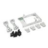 Compatible with RC Car Models C14 C24 B14 B24 MN MN99S Metal Servo Mount Bracket Beam Crossbeam Shock Tower Set Upgrade Parts Accessories(Silver) view 1