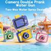 Camera Double Prank Water Gun,2026 Prank Cameras Water Gun,Reverse & Forward Splash Battle,Pull the Trigger and Shoot Backwards,Press the Button and Shoot Forwards (#a) view 2