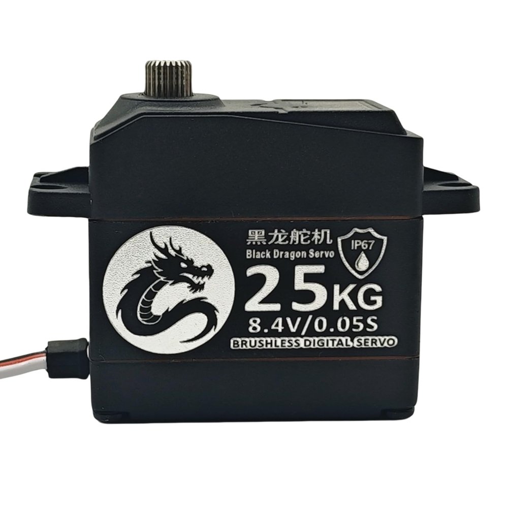 1/10 25kg Metal Gear Brushless Digital Servos BEC 8.4v HIGH Torque &Speed for RC