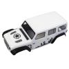 1/24 RC Crawler Body,132.5mm Wheelbase Jeep Wrangler Shell Soft Shell, for AXIAL SCX24 1/24 RC car Shell Modification Parts Upgrade (White, with Stickers) view 1