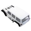 1/24 RC Crawler Body,132.5mm Wheelbase Jeep Wrangler Shell Soft Shell, for AXIAL SCX24 1/24 RC car Shell Modification Parts Upgrade (White, with Stickers) view 4
