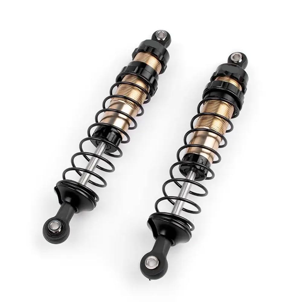 100mm Metal Hydraulic Shock Absorber 2PCS Compatible With 1/10 Scale RC Electric Remote Control Model Cars, Crawlers, and Retrofit Accessories