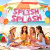 32Pcs Splish Splash Birthday Decorations, Pool Beach Party Decorations Happy Birthday Banner Beach Ball Fringe Curtain Hanging Swirls for Girl Swimming Luau Tropical Hawaii Summer Birthday Bash Party Supplies view 4