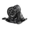 21% Overdrive MR24 Billet Transmission with Delrin Skid Plate for SCX24 Custom Build Brushless 1/24 RC Crawler Comp Rigs (Black) view 2