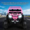 12V Kids Ride On Car with Remote Control and Swing Function, Pink view 2