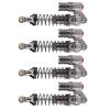 4 Pcs CNC Machined Aluminum Shock Absorber for Axial SCX10 D90 RC Crawler Car, Double Spring Design with Anodized Finish, Replacement RC Car Shock Absorber for Off - Road Performan view 2