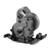 21% Overdrive MR24 Billet Transmission with Delrin Skid Plate for SCX24 Custom Build Brushless 1/24 RC Crawler Comp Rigs (Gray) view 4