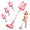 Essovee Kids Vacuum Toy, 4 in 1 Toddler Vacuum Cleaner, Role Play STEM Educational for Girl Boy 3 4 Year Old(Pink) view 1