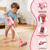 Essovee Kids Vacuum Toy, 4 in 1 Toddler Vacuum Cleaner, Role Play STEM Educational for Girl Boy 3 4 Year Old(Pink) view 3
