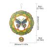 Metal Butterfly Wind Spinners Outdoor Rustic Outdoor Metal Art Decor view 2