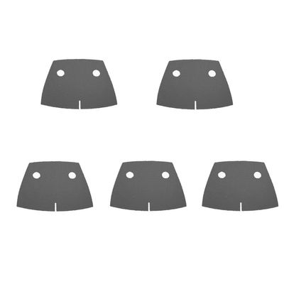 BASEPLATES Building Block Figure Accessory Dark Gray Cape (cape044-0)