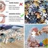 1000 Piece Jigsaw Puzzle for Adults - Floral Cross Blessed by God Loved by Jesus Art Puzzle - Christian Faith Decor - Family Game & Religious Gift view 3