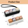 2 Pack Keyboard Fidget Clicker, 4 Keys Clicky Keyboards Keychain Fidgets for Adults, Creamy Stress Relief Button Finger Cat Keycaps for Anxiety Decompression (Black+White) view 3