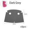 BASEPLATES Building Block Figure Accessory Dark Gray Cape (cape062-0) view 2