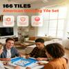 1.2" American Mahjong Tile Set, 166 Tiles + 4 Dice, Mahjong Tiles Only view 2
