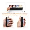 2 Pack Keyboard Fidget Clicker, 4 Keys Clicky Keyboards Keychain Fidgets for Adults, Creamy Stress Relief Button Finger Cat Keycaps for Anxiety Decompression (Black 2Pcs) view 3