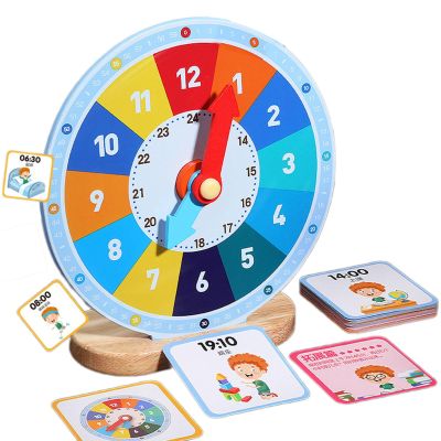FytStycale for Kids Sensory Clock with Flashing Cards Learning