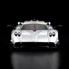 Hot Wheels RLC '21 Pagani Huayra R, Pearl Zamac Silver, 1:64 Scale Die-Cast Model with Opening Rear Clamshell, Real Riders Wheels view 3