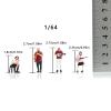 EHJRE 4 Pieces 1/64 Scale Miniature Figures Four-piece Band Tiny People view 4