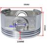 89mm Piston Kit For EX40 RGX7800 Engine Motor Generator view 2