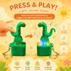 2 Pack Lizard Button Keychain, Lizard Fidget Toy, Rechargeable Sensory Toy with LED Light & Click Sound, Stress Relief Anxiety Relief Toy for Kids Adults. Desktop and Car Decoration Easy to Carry view 2