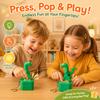 2 Pack Lizard Button Keychain, Lizard Fidget Toy, Rechargeable Sensory Toy with LED Light & Click Sound, Stress Relief Anxiety Relief Toy for Kids Adults. Desktop and Car Decoration Easy to Carry view 4