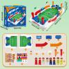 Anehono Tabletop Soccer Game for Kids, Mini Foosball Desktop Soccer Shootout Game with Dual Controls, Sound Effects & Scoreboard, Interactive 2-Player Family Game, Educational Toy for Boys Girls view 2
