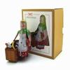AMEIYUN Retro Wind Up Toy MS501 Russian Peasant Women Nostalgic Personality Props Bar Clothing Store Furnishings Tin Toys view 1